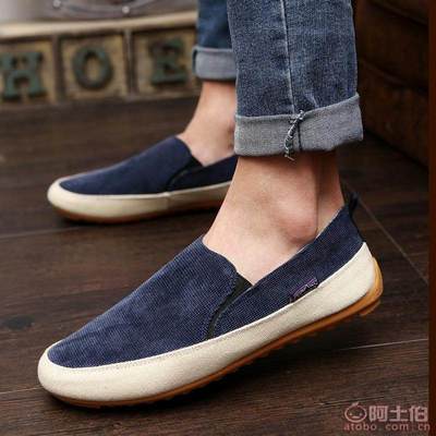 【2015夏季新款時尚男士套腳一腳蹬懶人鞋流行低幫帆布男鞋廠家直銷03683】泉州市洛江區馬甲步步上鞋業 - 產品庫